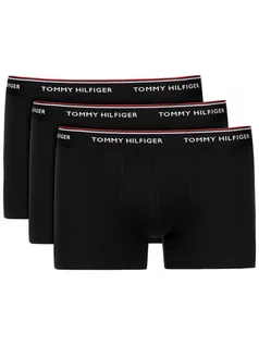 Majtki męskie - Tommy Hilfiger Komplet 3 par bokserek 3P Trunk 1U87903842 Czarny - grafika 1