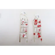 Ozdoby bożonarodzeniowe - Zawieszka dekoracyjna drabinka 8 x 23 cm - miniaturka - grafika 1