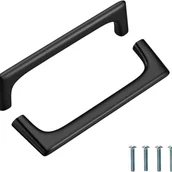 Zawiasy, okucia i inne akcesoria - sztuki, czarny, 128 mm uchwyt do szafki kuchennej, uchwyt do drzwi kuchennych, klamki do drzwi - miniaturka - grafika 1