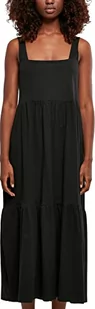 Urban Classics Women's Ladies 7/8 Length Valance Summer Dress sukienka, czarna, XS - Sukienki - miniaturka - grafika 1