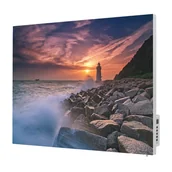 Ogrzewanie przenośne - TERMOFOL Grzejnik na podczerwień z grafiką Latarnia morska o poranku TF-SWT700P - miniaturka - grafika 1