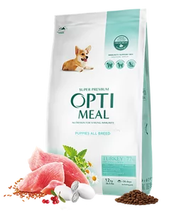 OPTIMEAL dla SZCZENIĄT z Indykiem 12kg - Sucha karma dla kotów - miniaturka - grafika 1