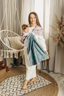 LennyLamb Chusta kółkowa LennyLamb - Magnolia 1.8 m. - Chusty do noszenia dzieci - miniaturka - grafika 1