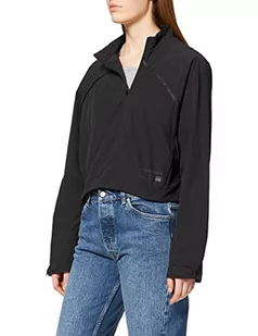 Superdry Damska kurtka Run Cropped Weatherproof, czarny, XL - Kurtki damskie - miniaturka - grafika 1