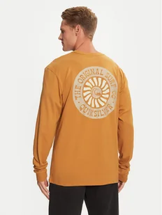 Quiksilver Longsleeve Bloom Cycle EQYZT07707 Brązowy Regular Fit - Koszulki męskie - miniaturka - grafika 1