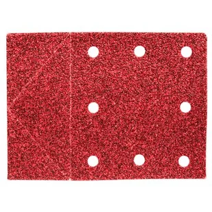 Papier ścierny 115 x 160 mm, otwory, perforacja do odrywania, rzep, K60, 3 sztuki GRAPHITE - Materiały ścierne - miniaturka - grafika 1