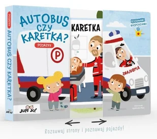 Autobus czy karetka? Pojazdy. Rozsuwanki-niespodzianki - Książki edukacyjne - miniaturka - grafika 2