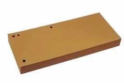 Przekładki do segregatora 100szt 1/3 A4 3570-PDS-CZE 3570-PDS-BJ, Kolor przekładek: Brązowe jasne - Wkłady do segregatora - miniaturka - grafika 1