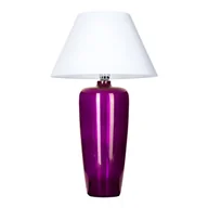 Lampy stojące - Lampa stołowa Bilbao - kolor biały, Fioletowy - L019711215 - miniaturka - grafika 1