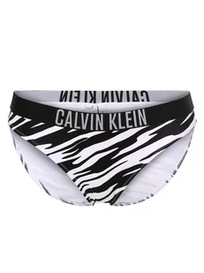 Calvin Klein - Damski dół od bikini, czarny|biały - Stroje kąpielowe - miniaturka - grafika 1