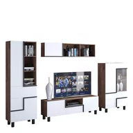 Inne meble do salonu - Zestaw Mebli do Salonu 1 Lars MebloCross Craft Złoty / Biały Mat - miniaturka - grafika 1