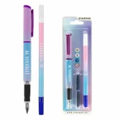 Pióra wieczne - Pióro wieczne 2 naboje + wymazywacz Ombre - STARPAK - miniaturka - grafika 1