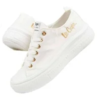 Trampki damskie - Buty Lee Cooper LCW-24-44-2462L białe - miniaturka - grafika 1