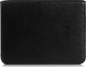 Teczki i aktówki - Solome SKÓRZANA AKTÓWKA TECZKA NA DOKUMENTY BIWUAR SOLOME A4 CZARNA - miniaturka - grafika 1