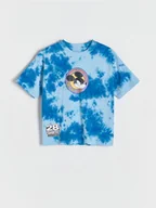 Koszulki dla chłopców - Reserved - Bawełniany t-shirt Mickey Mouse - jasnoniebieski - miniaturka - grafika 1