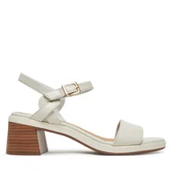 Sandały damskie - Sandały Clarks Jaylan Ray 26181660 Biały - miniaturka - grafika 1