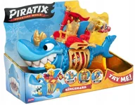 Klocki - Piratix Rekin Treasure Seria Golden Okręt Piracki King Shark Zestaw Statek - miniaturka - grafika 1