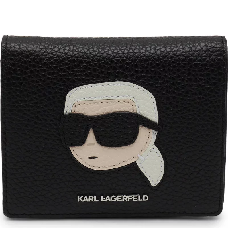 Karl Lagerfeld Skórzany portfel k/ikonik 2.0 bifld wlt