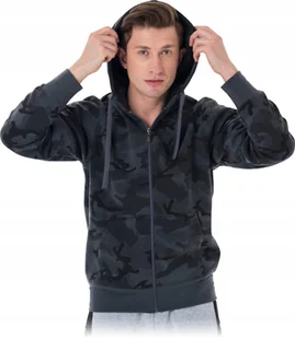 Bluza rozpinana z kapturem SMOKER MOB r. M - Bluzy męskie - miniaturka - grafika 1