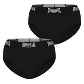 Majtki męskie - Lonsdale slipy męskie 2 sztuki czarne, Rozmiar XL - miniaturka - grafika 1