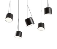 Lampy sufitowe - Redo 01-1828 - Żyrandol na lince DODO 5xE27/15W/230V - miniaturka - grafika 1