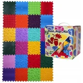 Zabawki sensoryczne - Mata Ortopedyczna Sensoryczna Ortek Mega Mix 24 Puzzle - miniaturka - grafika 1