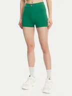 Spodenki damskie - Fila Szorty sportowe Limes FAW1024 Zielony Slim Fit - miniaturka - grafika 1