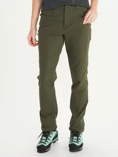 Spodnie sportowe damskie - Marmot Spodnie softshellowe "Scree" w kolorze khaki - grafika 1