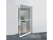 Zwalczanie i odstraszanie szkodników - LIVARNO home Moskitiera drzwiowa, 120 x 240 cm (szer. x dł.), z ościeżnicą zaciskową (Biały) - miniaturka - grafika 1