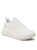Buty sportowe damskie - Skechers Buty BOBS SPORT Face Off 117209/OFWT Biały - miniaturka - grafika 1