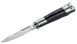 Boker Nóż składany motylek Magnum Balisong Wood (06EX400) T 06EX400 - Noże - miniaturka - grafika 1