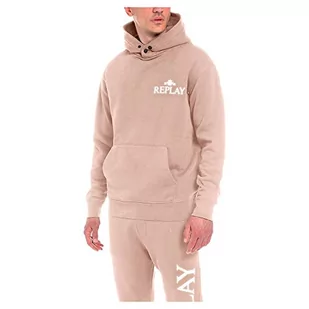 Replay Męska bluza z kapturem, 611 Skin, XXL - Bluzy męskie - miniaturka - grafika 1