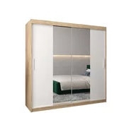 Szafy - Szafa przesuwna garderoba TOKYO 1 200 gł. 62 Sonoma / Biały - miniaturka - grafika 1