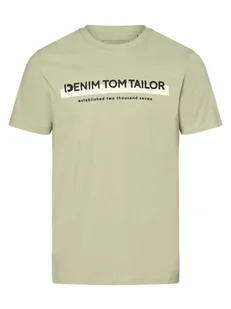 Tom Tailor Denim - T-shirt męski, zielony - Koszulki męskie - miniaturka - grafika 1