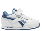 Buty dla dziewczynek - Buty dziecięce Reebok GW5280 ROYAL CL Białe - miniaturka - grafika 1