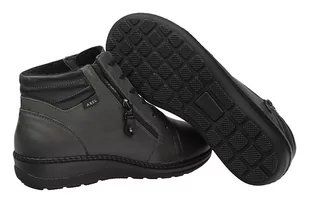Botki AXEL Comfort 4356 H Szare na zamek Kosela Medic 9356 na Haluksy - Botki damskie - miniaturka - grafika 3