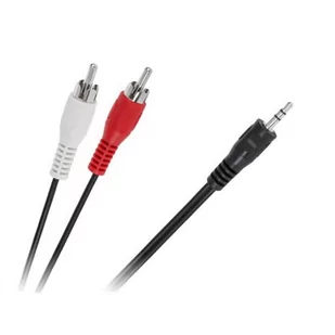 LP KPO2747-3 Kabel jack 3,5 - 2 x rca 3m LEC-KPO2747-3 - Kable - miniaturka - grafika 1