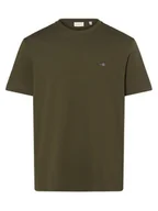 Koszulki męskie - Gant - T-shirt męski, zielony - miniaturka - grafika 1
