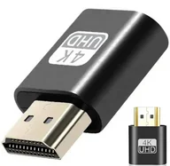 Adaptery i przejściówki - EMULATOR Monitora do Kart Graficznych GPU HDMI czarny AK53E - miniaturka - grafika 1