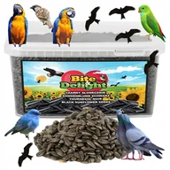 Ziarna i nasiona roślin strączkowych - Czarny słonecznik ziarno dla ptaków do dokarmiania ptaków 5000ml - miniaturka - grafika 1