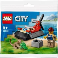 Klocki - LEGO Klocki City Poduszkowiec ratowników dzikich zwierząt 30570 - miniaturka - grafika 1