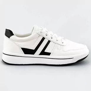 SPORTOWE BUTY DAMSKIE BIAŁO-CZARNE (AD-587) - Mix Feel - Buty sportowe damskie - miniaturka - grafika 1