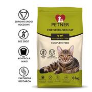Sucha karma dla kotów - Petner dla kotów sterylizowanych 8 kg - miniaturka - grafika 1
