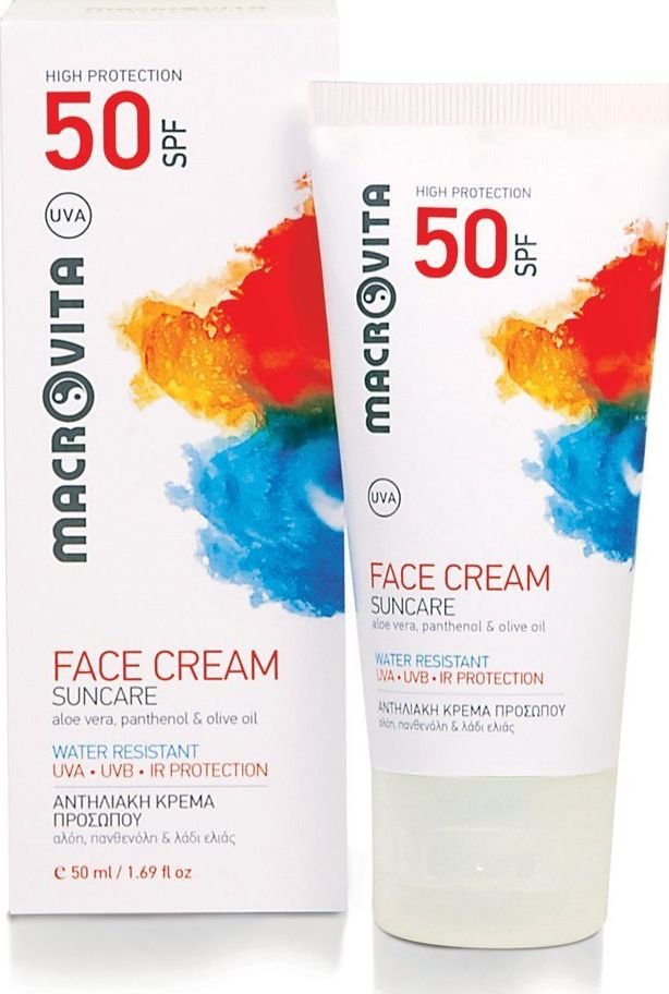 Macrovita Krem do opalania SPF50 biały WODOODPORNY 50ml