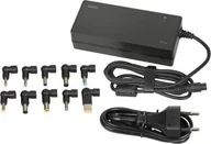 Zasilacze do laptopów - Zasilacz do laptopa iBOX Zasilacz sieciowy uniwersalny iBOX IUZ120WA do notebooka moc 120W, automatyczny, 10 wtyczek, aktywne PFC - miniaturka - grafika 1
