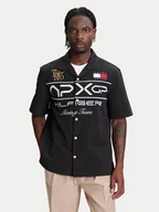 Koszule męskie - Tommy Hilfiger Koszula F1 Movie Racing MW0MW41376 Czarny Regular Fit - miniaturka - grafika 1