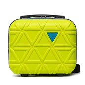 Kosmetyczki, organizery i kuferki - Kufer twardy PUCCINI CALIFORNIA ABSQM018 5B Limonkowy - miniaturka - grafika 1