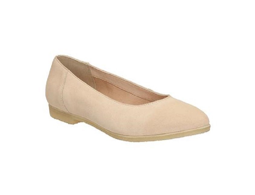 Clarks, Baleriny damskie, Ffion Ivy, beżowy, rozmiar 37 1/2