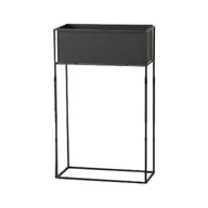 Donice - Boltze Metalowy Kwietnik Czarny w Stylu Industrialnym A 1002496AM - miniaturka - grafika 1