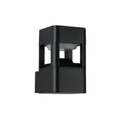 Lampy ogrodowe - Kinkiet zewnętrzny LED 10W Nutri OWL-22982-BK Italux - miniaturka - grafika 1